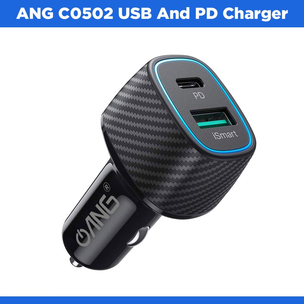 Megatech C0502 USB And C Type Charge car adaptor