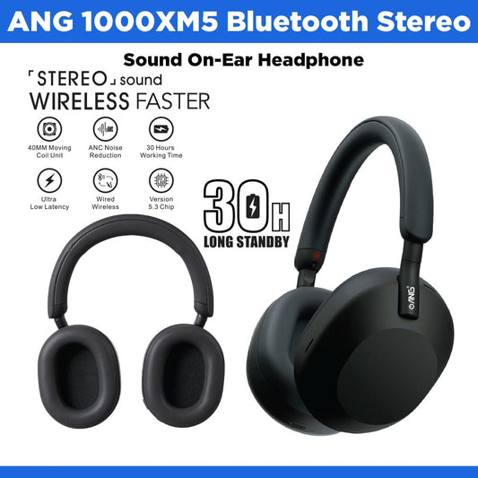 Megatech 1000XM5 Bluetooth Stereo Sound On-Ear Headphone