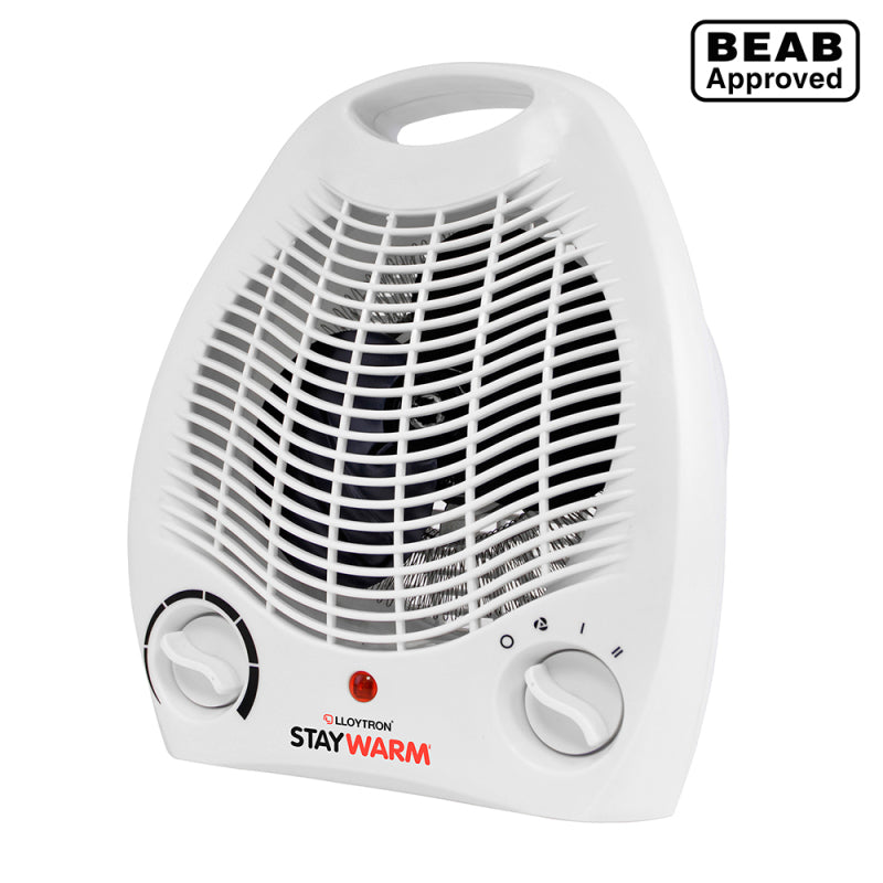 Lloytron 2Kw Upright Fan Heater - White F2001WH