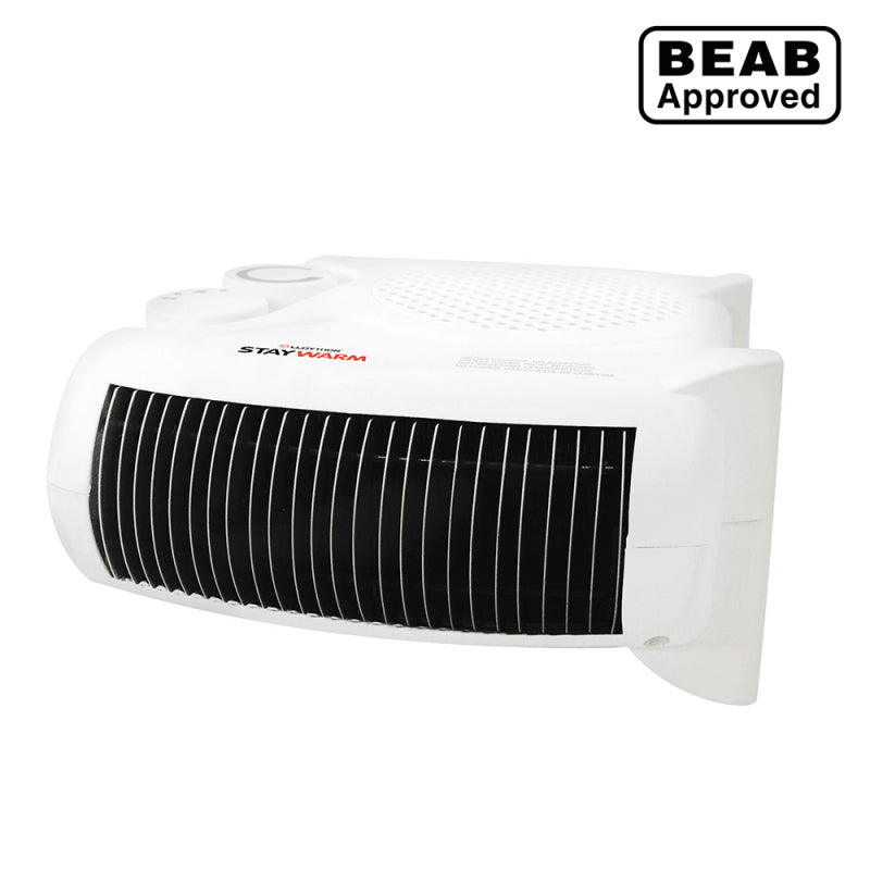 Lloytron 2000w Fan Heater with 2 Heat Settings & Cool Blow F2003WH