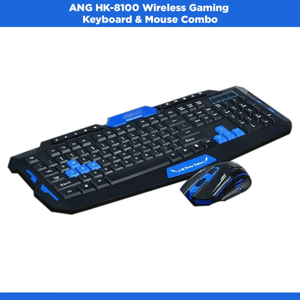 Megatech HK-8100 Wireless Gaming Keyboard Mouse Combo