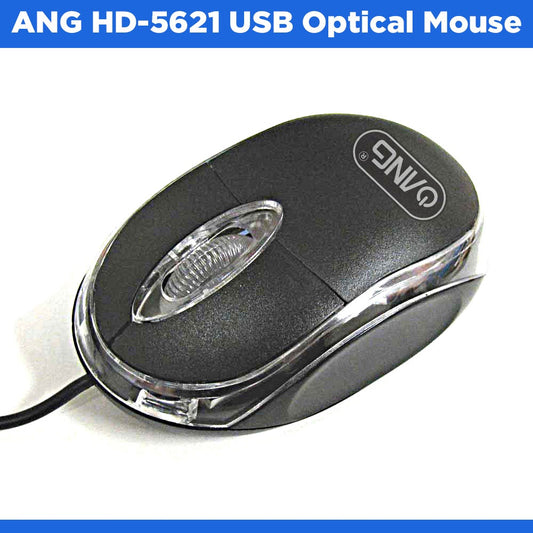 Megatech HD-5621 USB Optical Mouse - Black