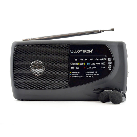 Lloytron 3 Band 'Sports' Personal Radio with Earphones N3201