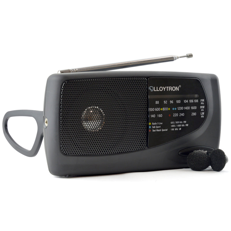 Lloytron 3 Band 'Sports' Personal Radio with Earphones N3201