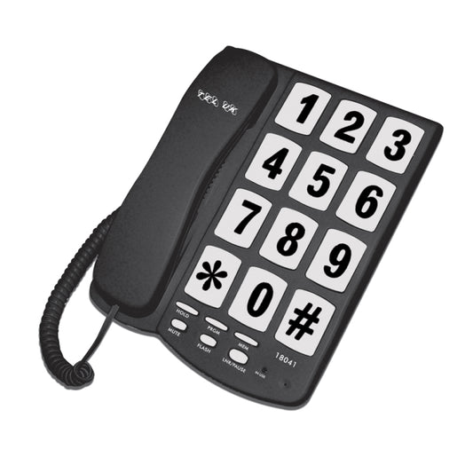 Tel UK  Big Button Telephone New Yorker - Black 18041B